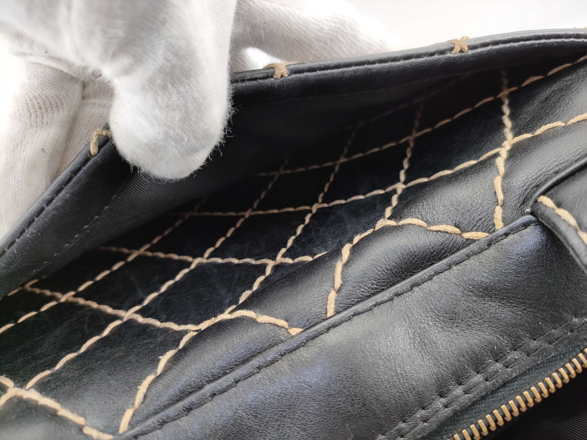 CHANEL [With sticker] No. 6 Wild Stitch Boston Bag Tote Bag