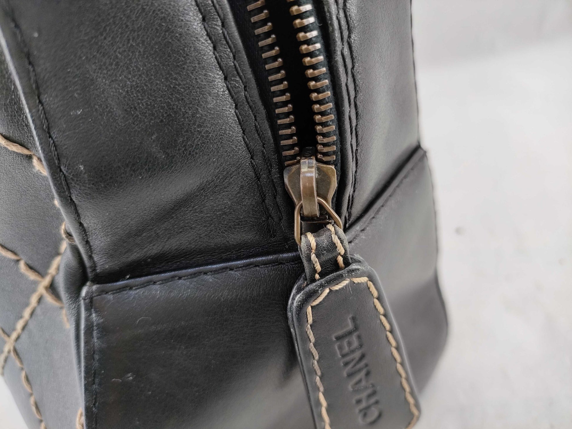 CHANEL [With sticker] No. 6 Wild Stitch Boston Bag Tote Bag