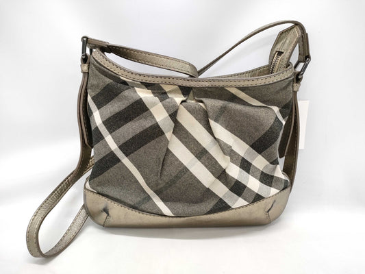 BURBERRY Check Shoulder Bag