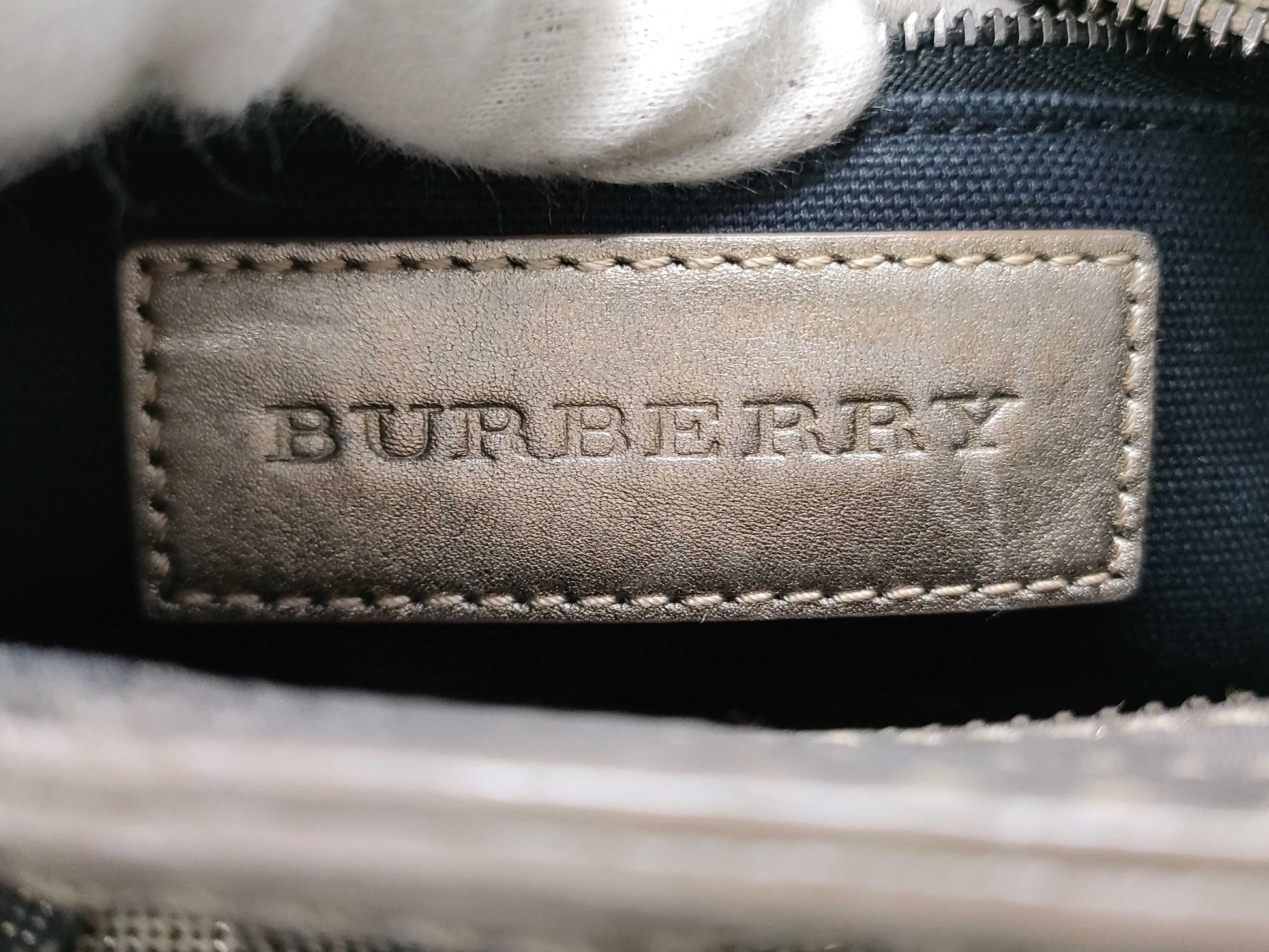 BURBERRY Check Shoulder Bag