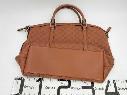 GUCCI Leather 2-Way Handbag Handbag