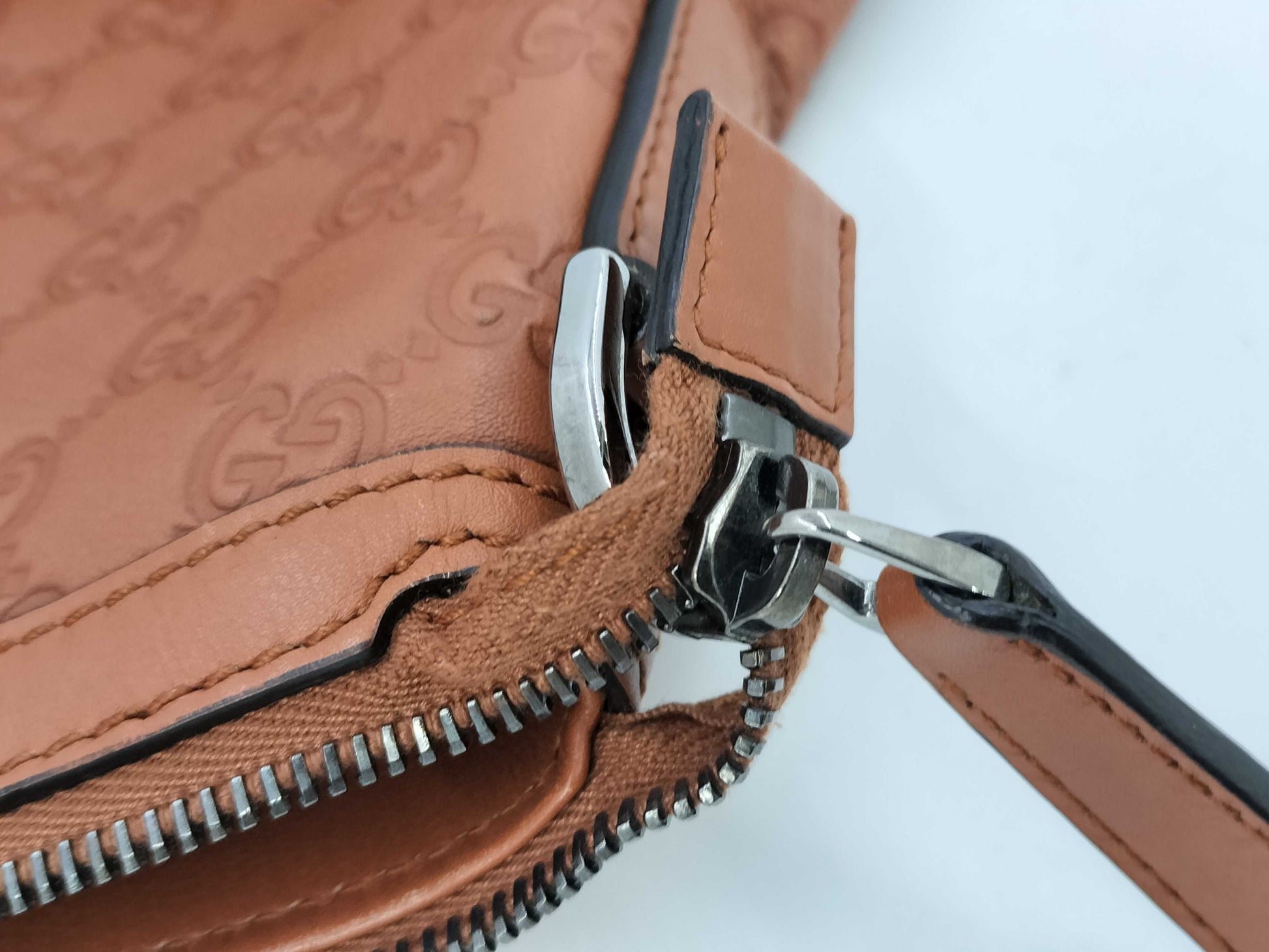 GUCCI Leather 2-Way Handbag Handbag