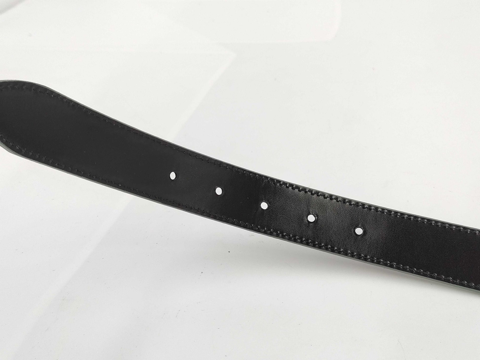 Vivienne Westwood Men's Leather Belt with Orb Buckle