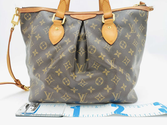 LOUIS VUITTON Monogram M40145 Palermo PM Tote Bag