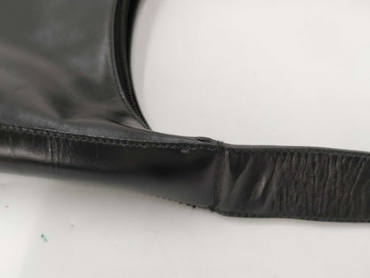 PRADA One-Shoulder Metal Handle Handbag