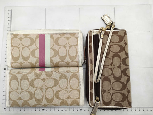 COACH Long Wallet 3-Piece Set