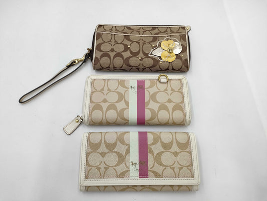 COACH Long Wallet 3-Piece Set