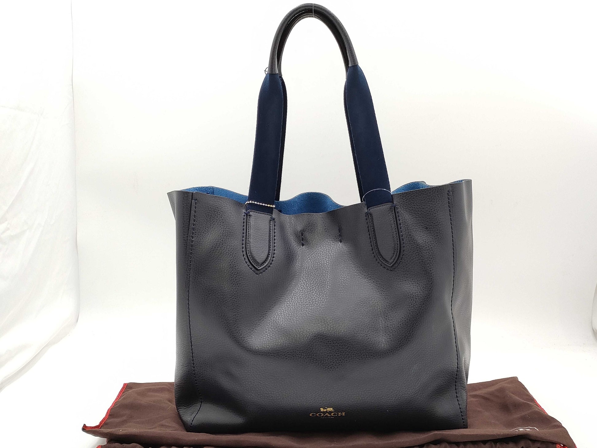 COACH F59818 Leather Tote Derby Tote Bag