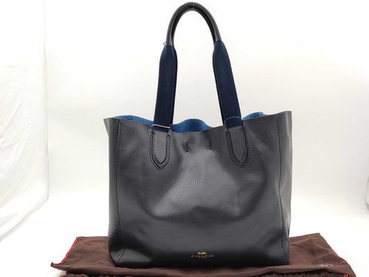 COACH F59818 Leather Tote Derby Tote Bag