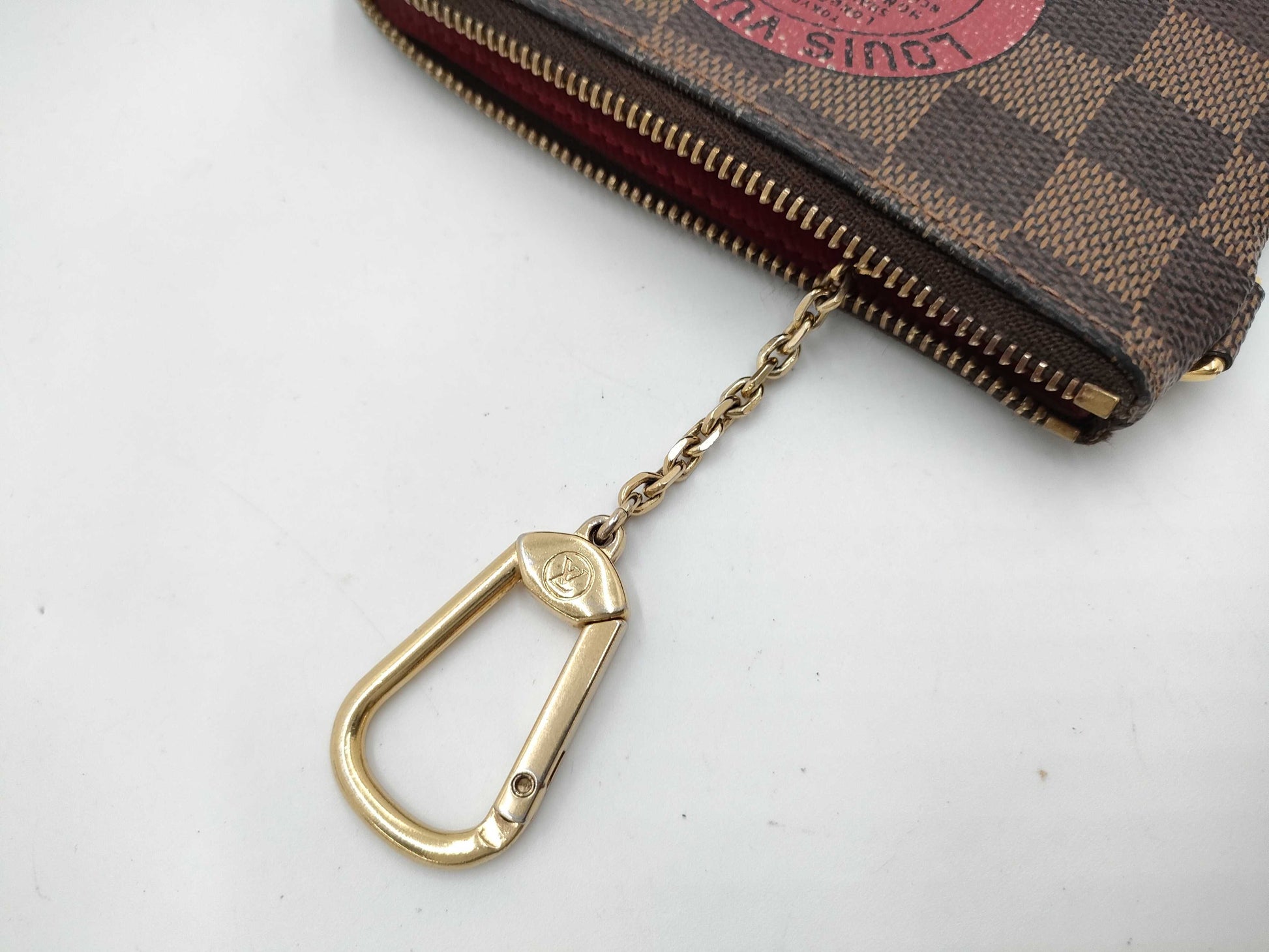 LOUIS VUITTON Damier TRUNKS BACS Pochette Cle Other Accessories