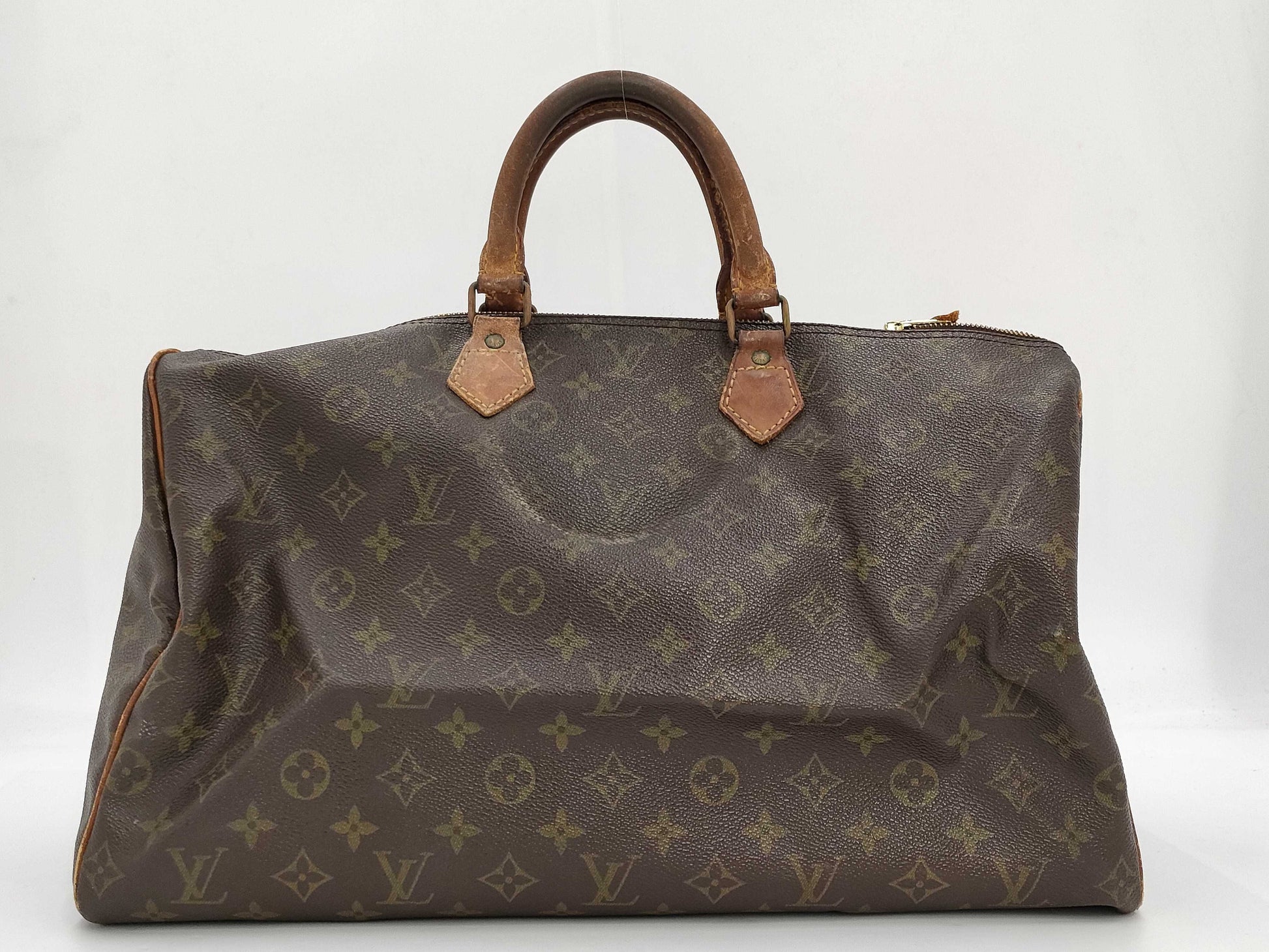 LOUIS VUITTON Monogram Speedy 35 Boston Bag