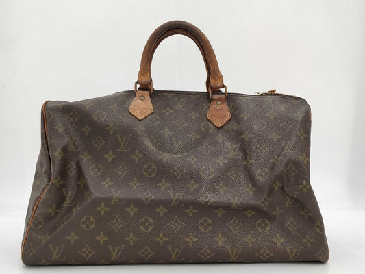 LOUIS VUITTON Monogram Speedy 35 Boston Bag