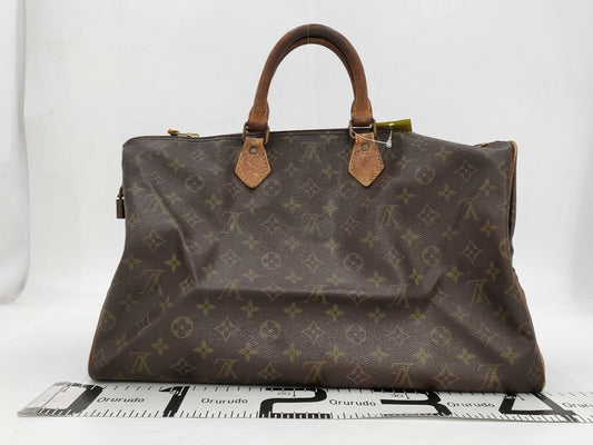 LOUIS VUITTON Monogram Speedy 35 Boston Bag