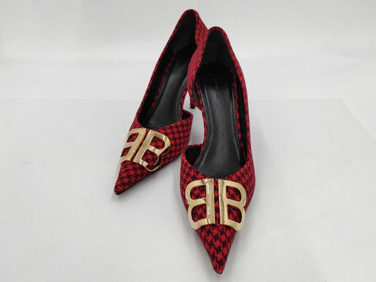 BALENCIAGA logo pumps