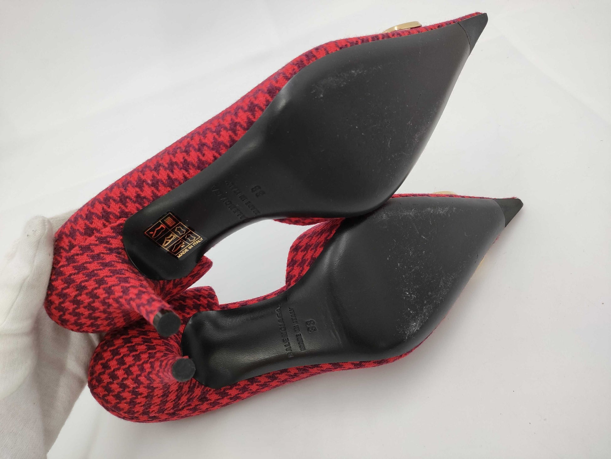 BALENCIAGA logo pumps