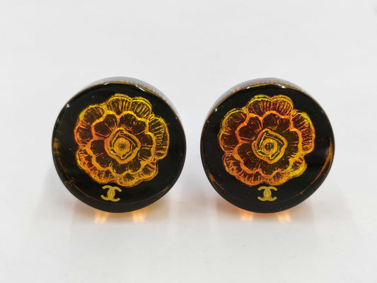 CHANEL Camellia Earrings