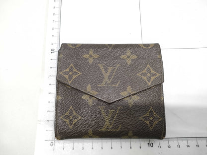 LOUIS VUITTON Monogram Porte Monnaie Bi-E Carte Credit Wallet