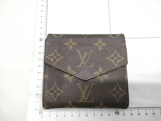 LOUIS VUITTON Monogram Porte Monnaie Bi-E Carte Credit Wallet