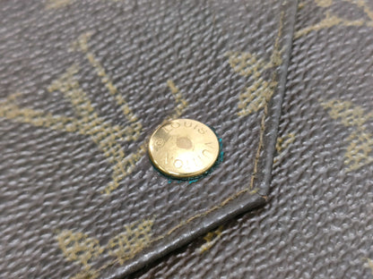LOUIS VUITTON Monogram Porte Monnaie Bi-E Carte Credit Wallet