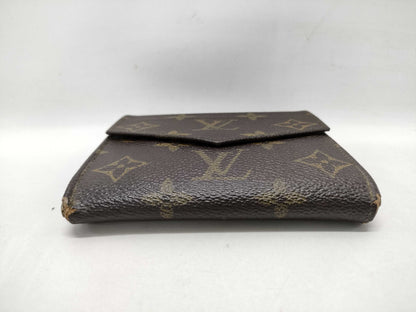 LOUIS VUITTON Monogram Porte Monnaie Bi-E Carte Credit Wallet