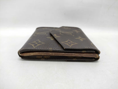 LOUIS VUITTON Monogram Porte Monnaie Bi-E Carte Credit Wallet