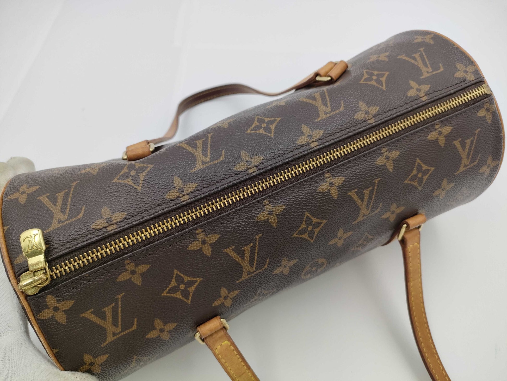 LOUIS VUITTON SP0023 Monogram M51385 Papillon 30 Handbag with Pouch