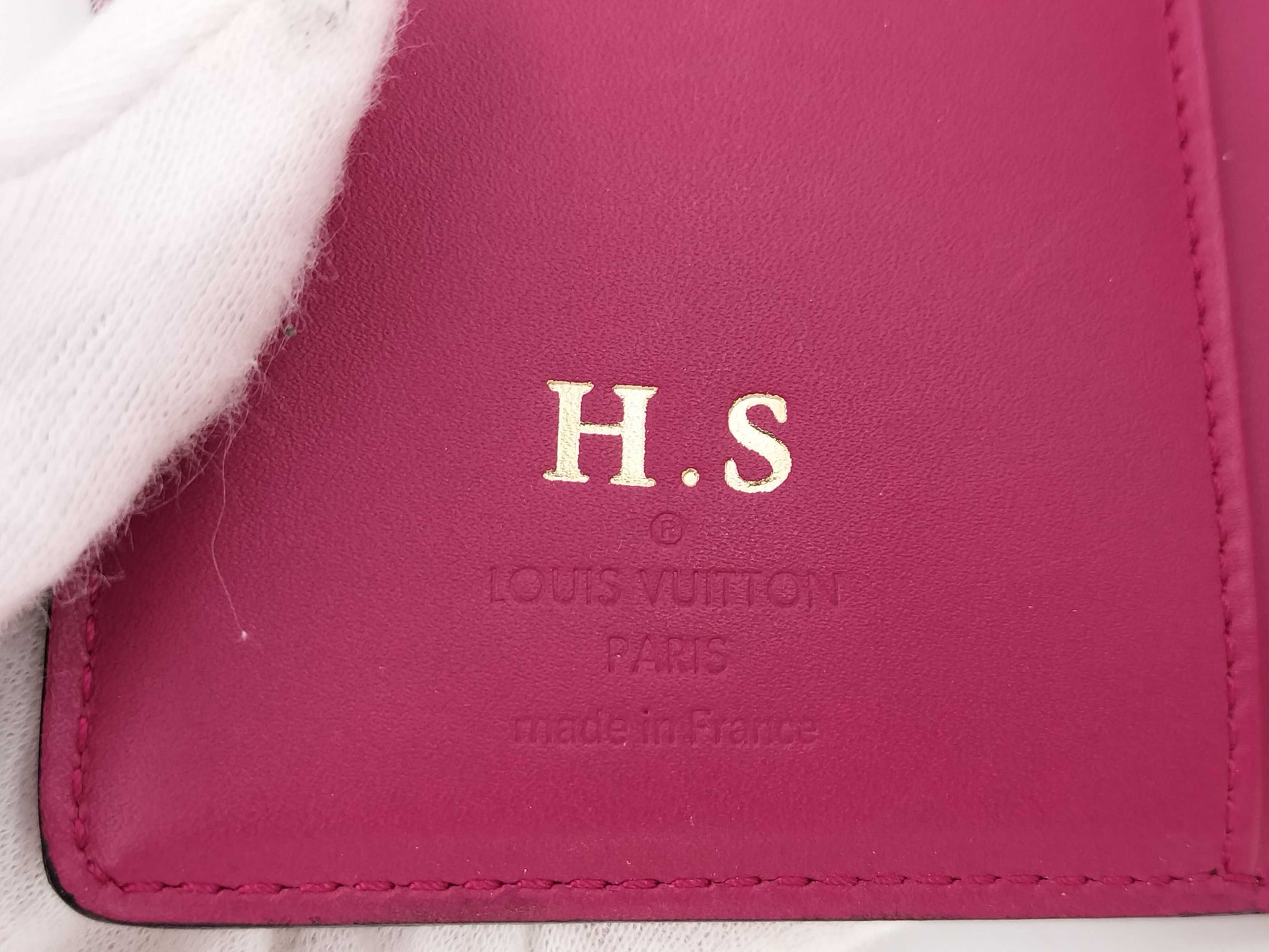 LOUIS VUITTON Vernis Portefeuille Viennois Initial Wallet