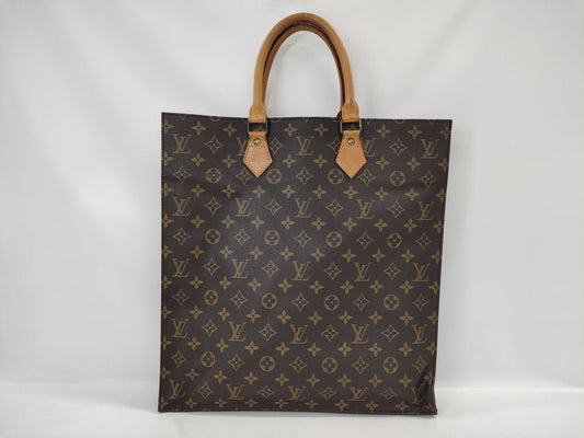 LOUIS VUITTON Monogram Sac Plat Tote Bag