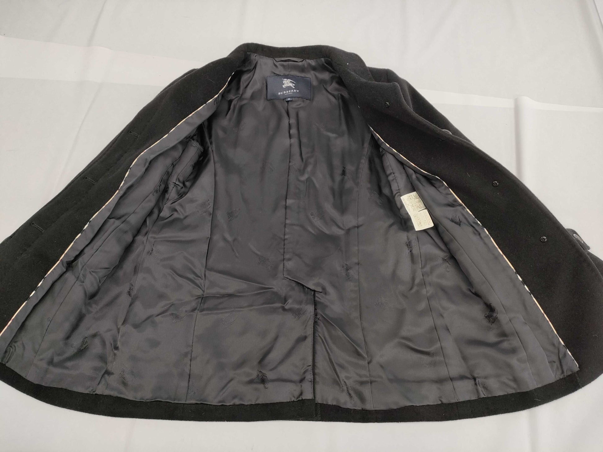 BURBERRY London / Coat / Belted / Angora Coat