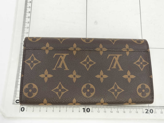 LOUIS VUITTON Monogram Portefeuille Sarah Wallet
