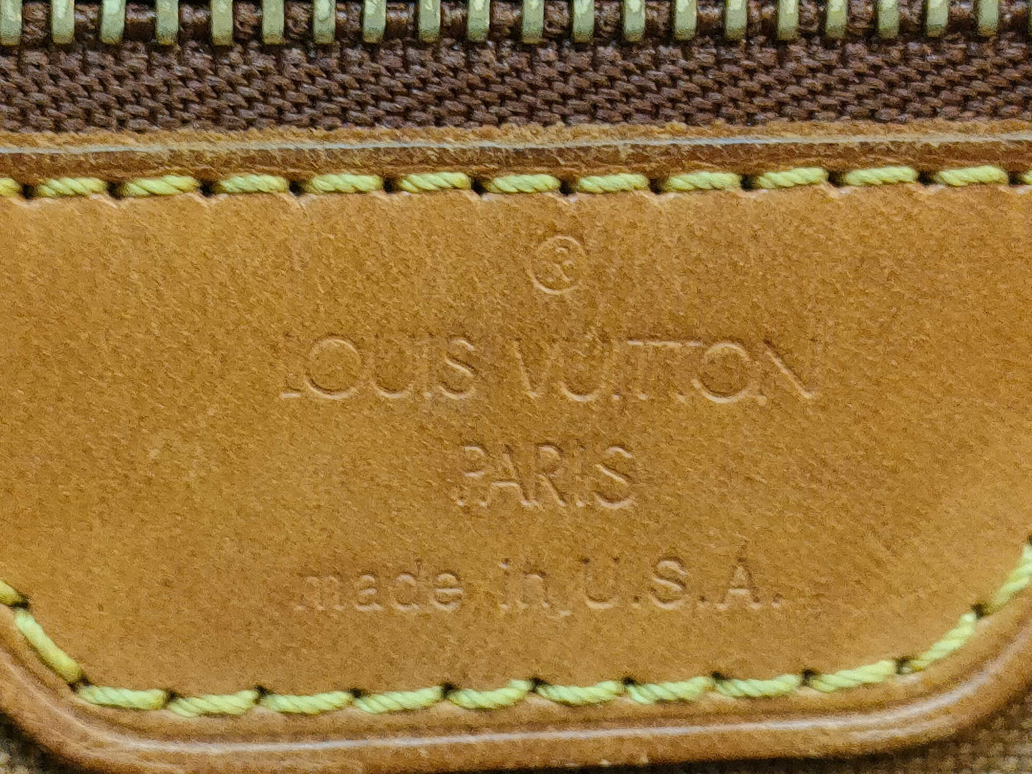 LOUIS VUITTON Monogram Cabas Piano Tote Bag