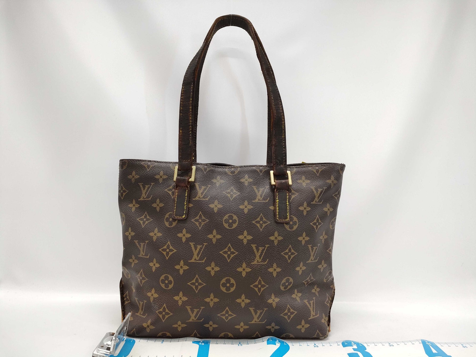 LOUIS VUITTON Monogram Cabas Piano Tote Bag