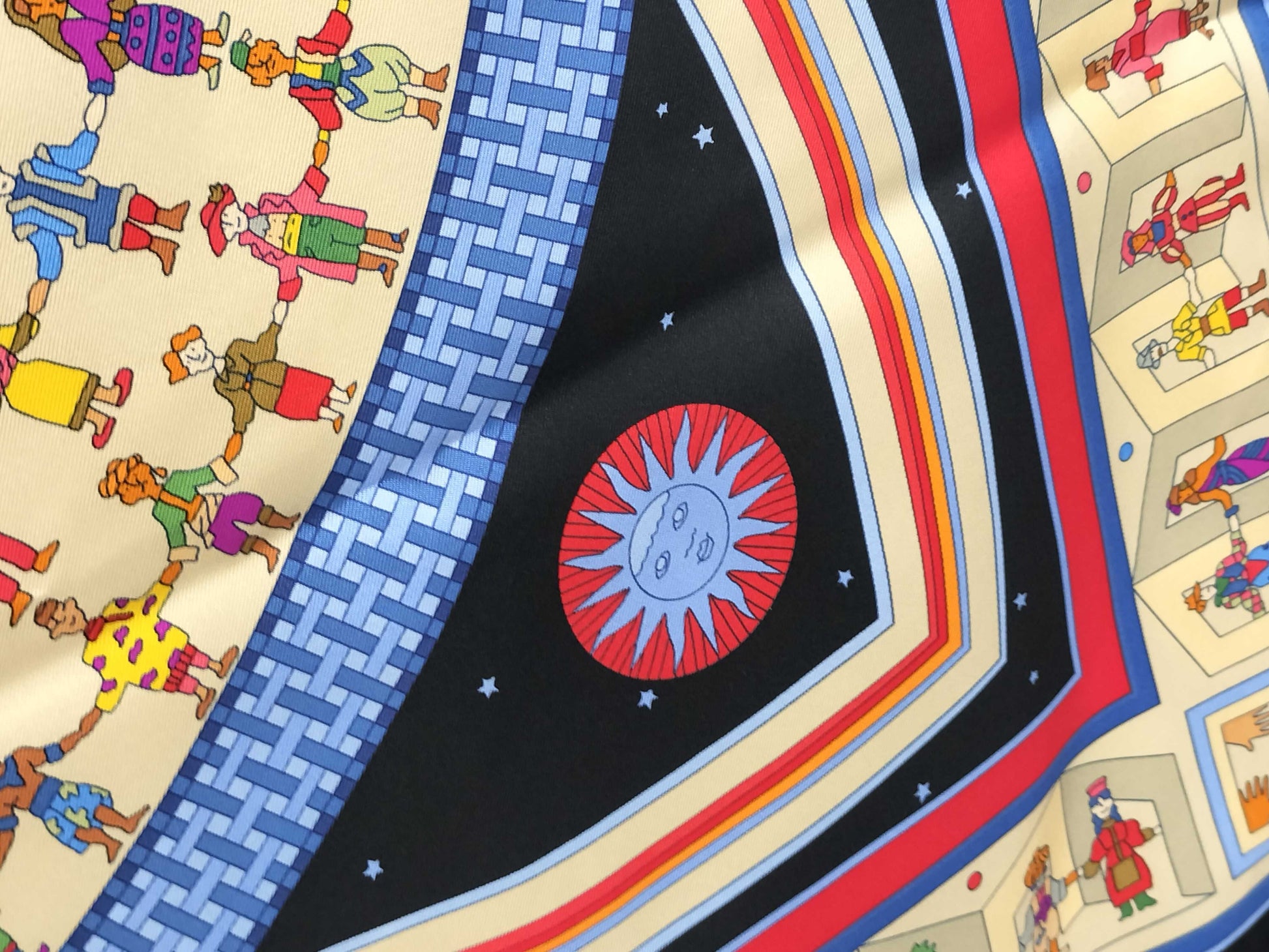 HERMES Carré DONNER LA MAIN Reaching Out Scarf
