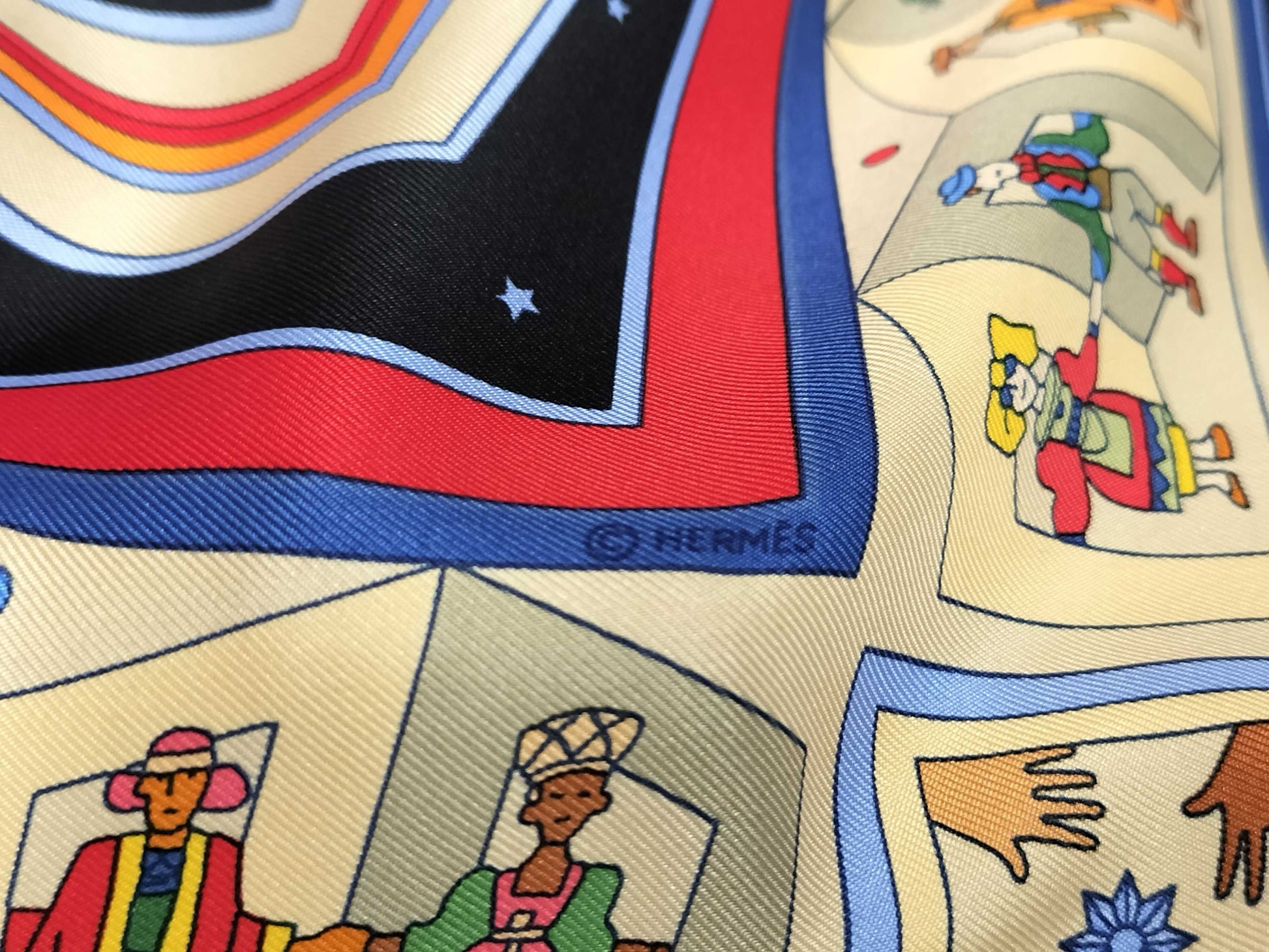 HERMES Carré DONNER LA MAIN Reaching Out Scarf
