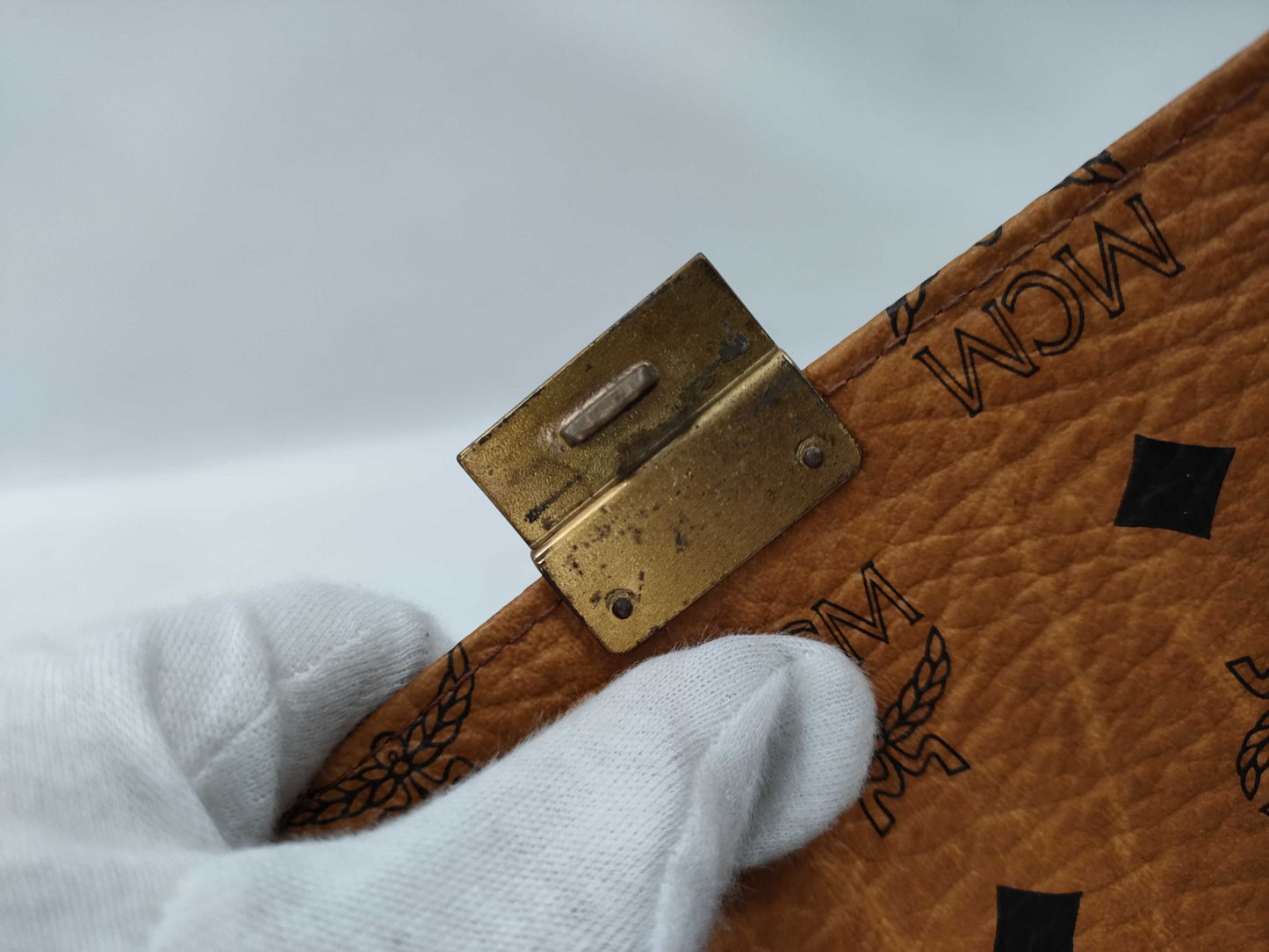 MCM Visetos Clutch Bag