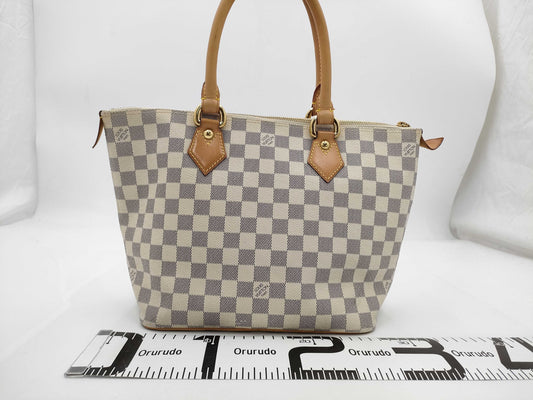 LOUIS VUITTON Damier Azur N51186 Saleya PM Tote Bag