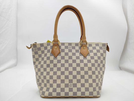 LOUIS VUITTON Damier Azur N51186 Saleya PM Tote Bag