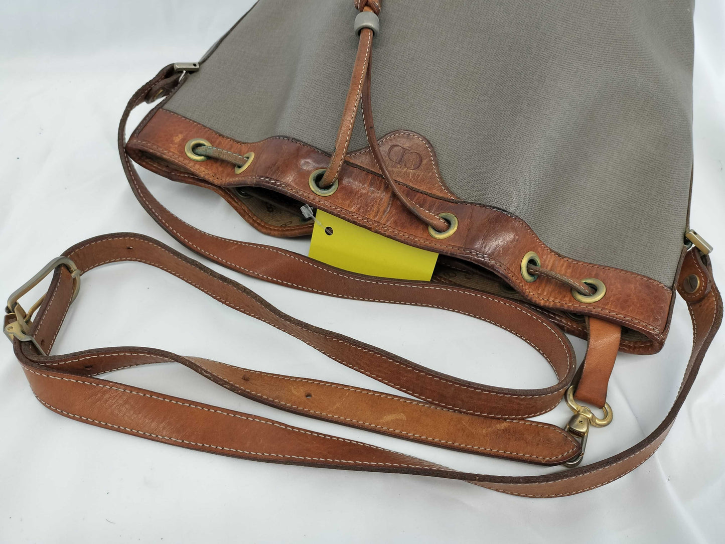 Dior drawstring bag shoulder bag