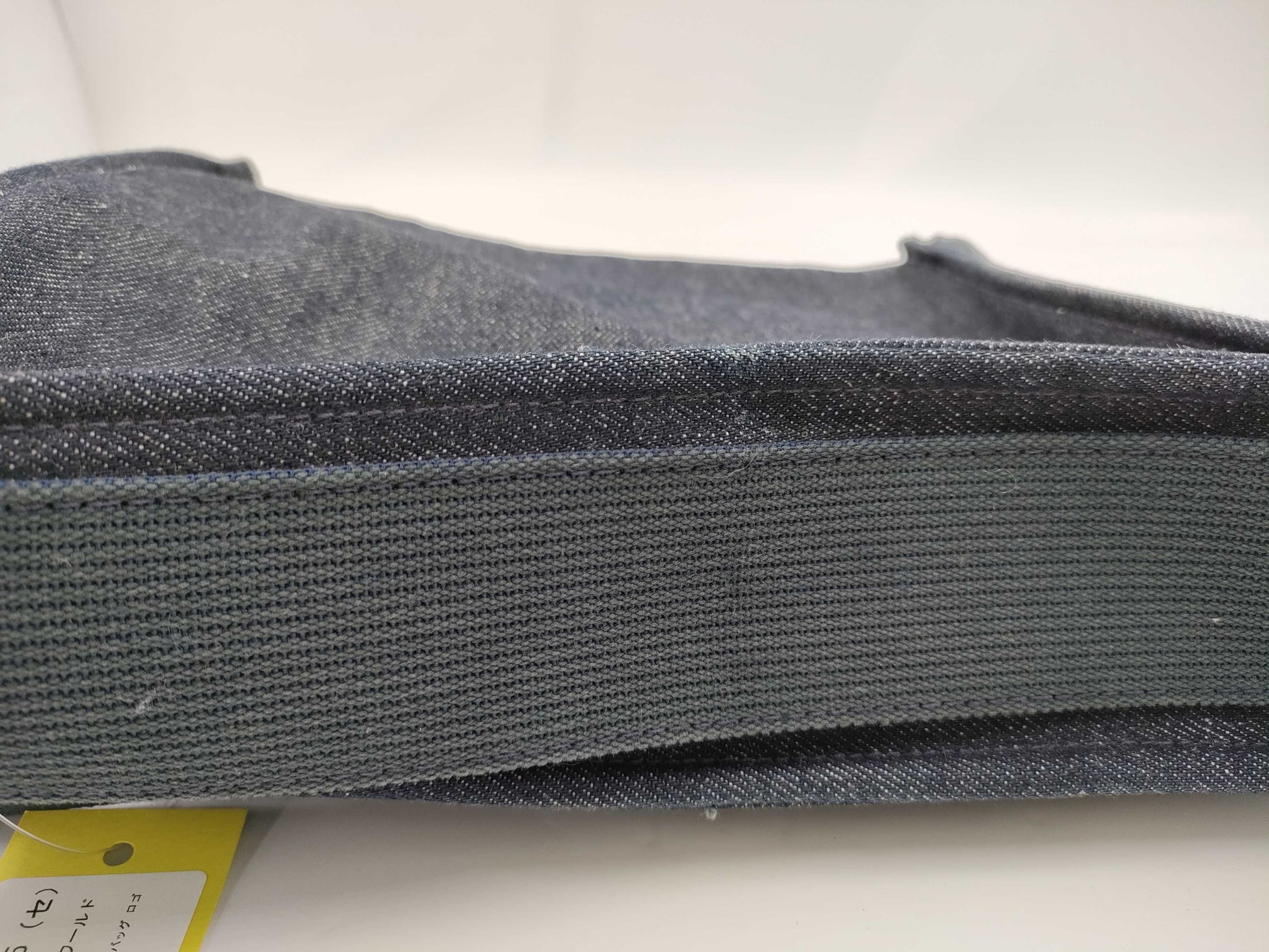 HUNTING WORLD Denim Shoulder Bag Logo Shoulder Bag