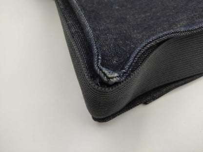 HUNTING WORLD Denim Shoulder Bag Logo Shoulder Bag