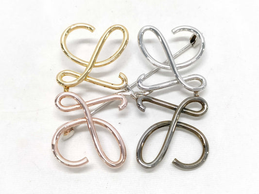 LOEWE Anagram Brooch