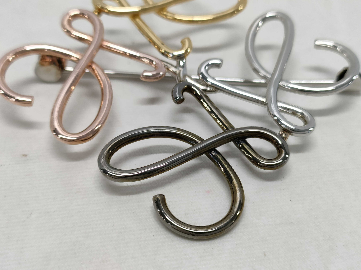 LOEWE Anagram Brooch
