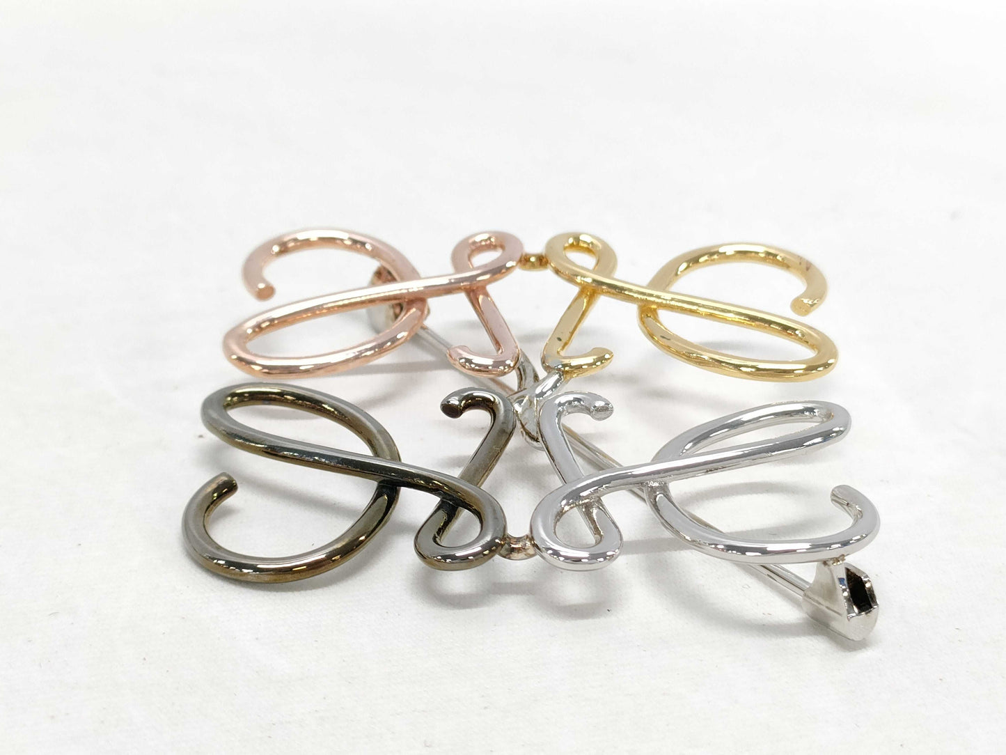 LOEWE Anagram Brooch