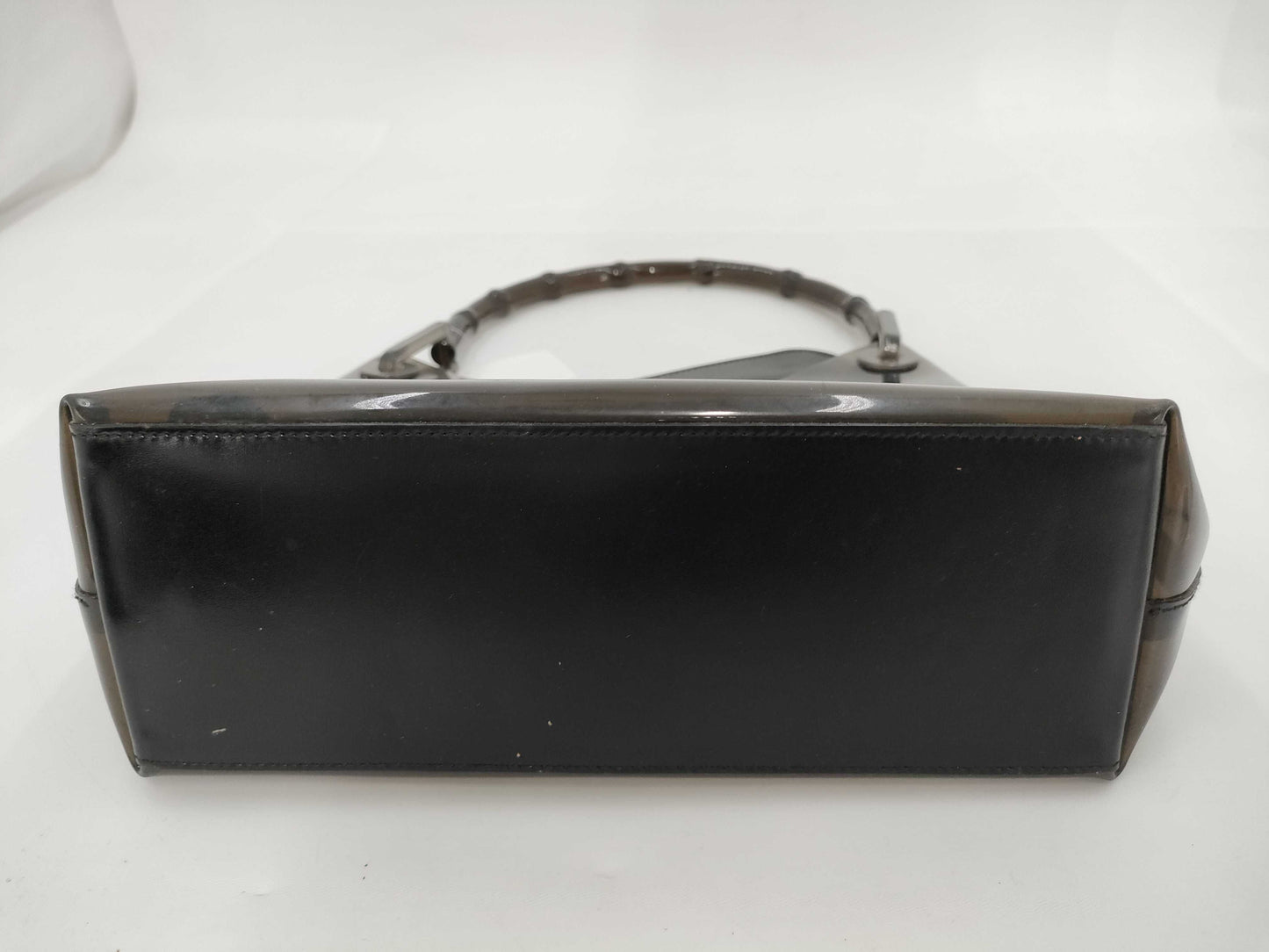 GUCCI Bamboo Vinyl Handbag
