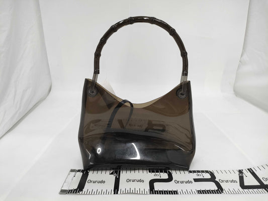 GUCCI Bamboo Vinyl Handbag