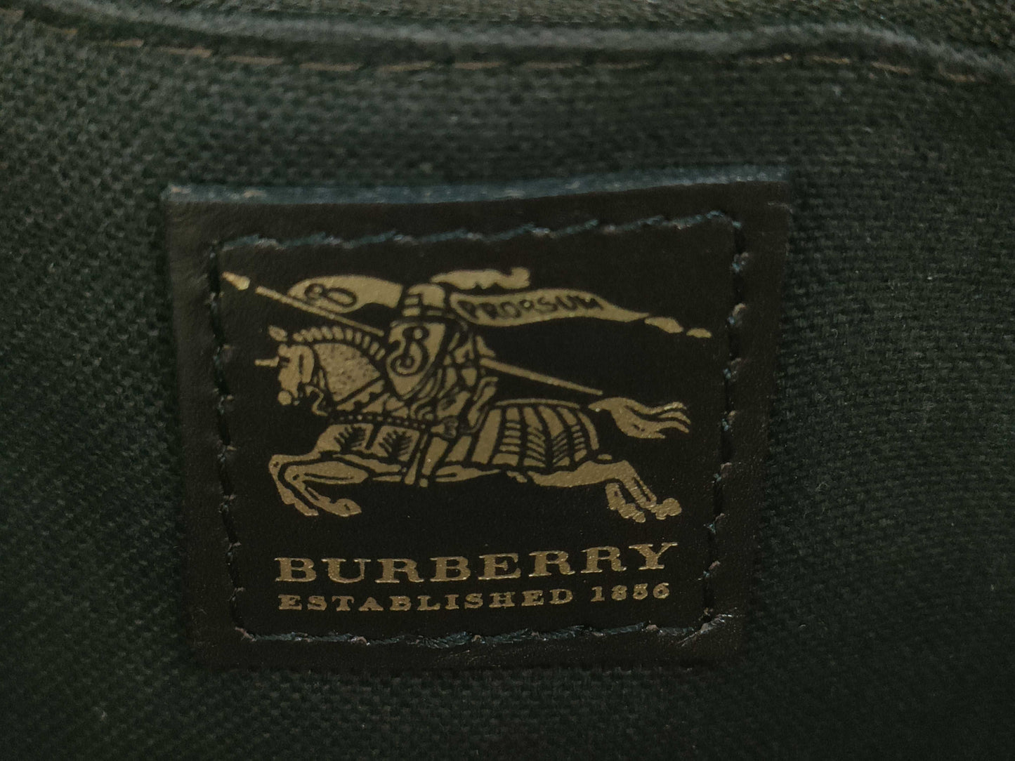 BURBERRY Nova Check Bowling Bag Handbag