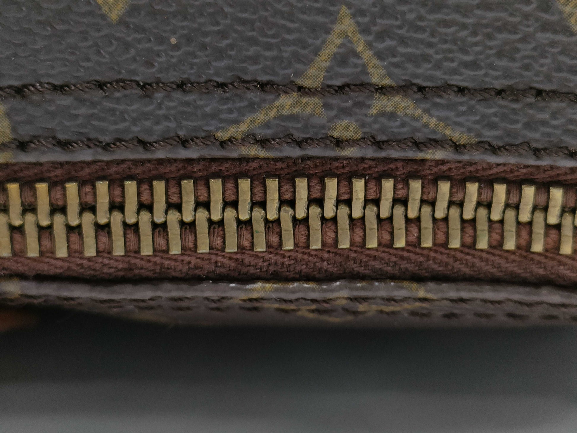 LOUIS VUITTON Monogram M41107 Speedy 35 Handbag with Pen Marks on the Inside