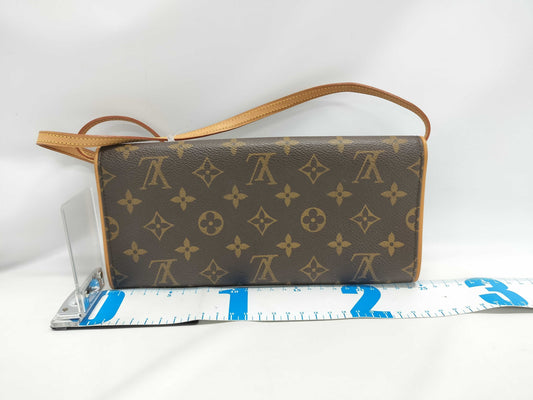 LOUIS VUITTON Monogram M51854 Pochette Twin PM Shoulder Bag