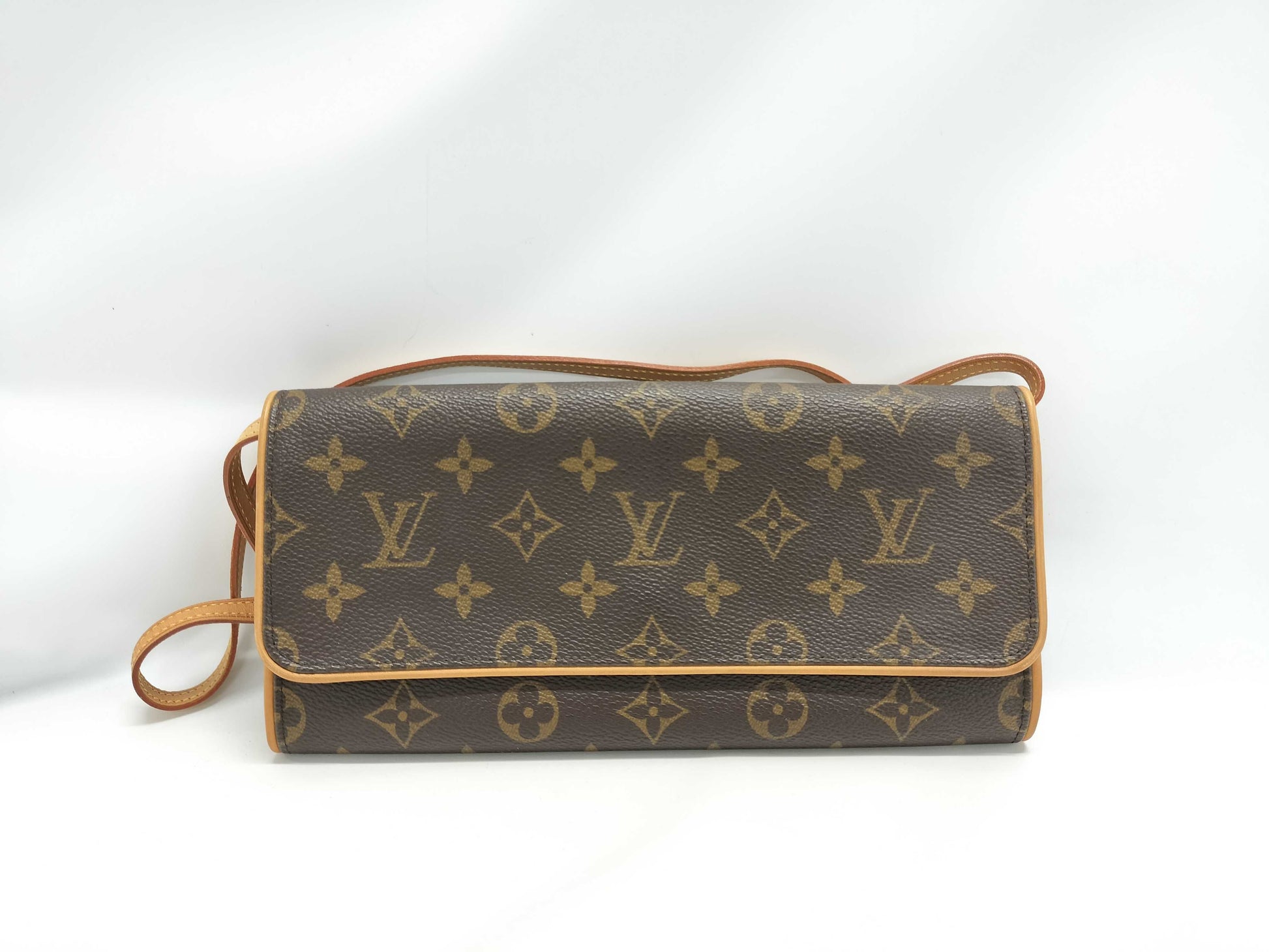LOUIS VUITTON Monogram M51854 Pochette Twin PM Shoulder Bag
