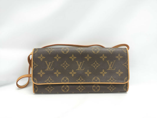 LOUIS VUITTON Monogram M51854 Pochette Twin PM Shoulder Bag